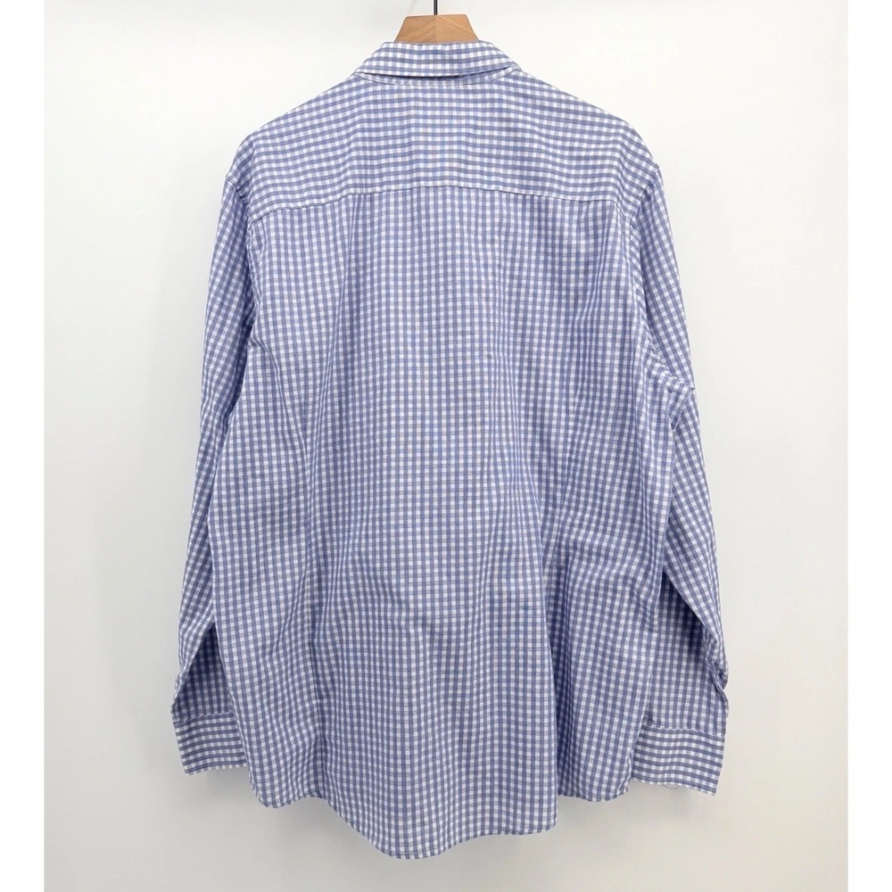 Dayton Flyers Antigua Shirt Men XL Blue Gingham Logo NCAA College Gameday - Picture 4 of 10